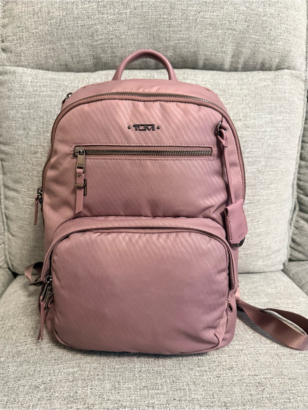 Tumi Harriet Dusty Rose Mauve 13” Travel School College University Backpack $395